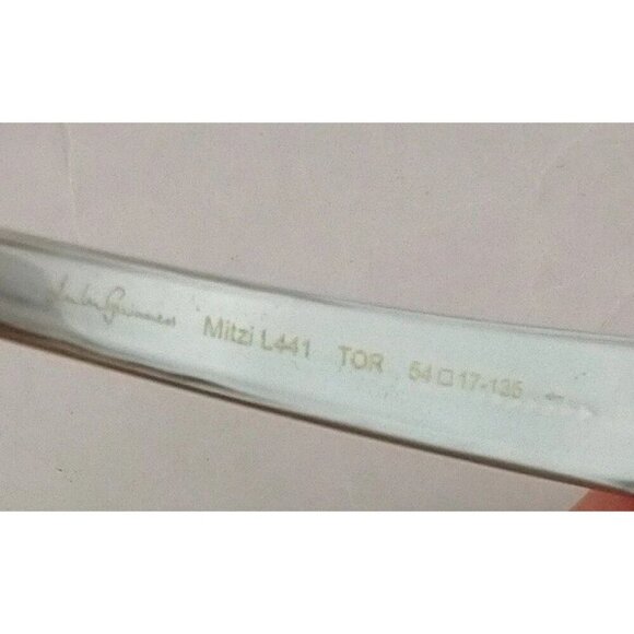 Lulu Guinness Sunglasses L441 Full Rim Tortoise Brown 54-17-135 - Picture 7 of 10